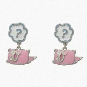 Pierced Earrings Slowpoke Pokémon DOWASURE